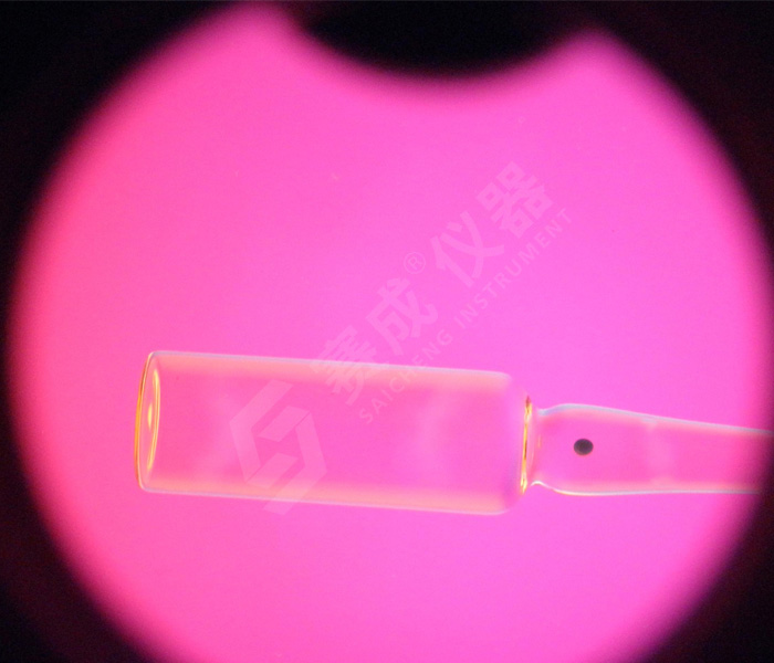 玻璃輸液瓶內(nèi)應力測試原理示意圖 玻璃輸液瓶內(nèi)應力測試原理示意圖